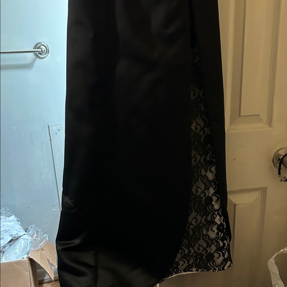 Betsy & Adam Black Lace Wedding Dress - Picture 3 of 4